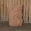 Product image 4 of the product “Tiki Statue as Stool - Polynesia style. From coconut palm 30cm Height. Approx. 22cm dia. Model 21 - Tongue out 2 ”